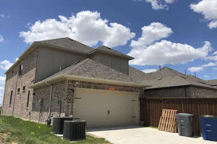 Rear elevation and garage