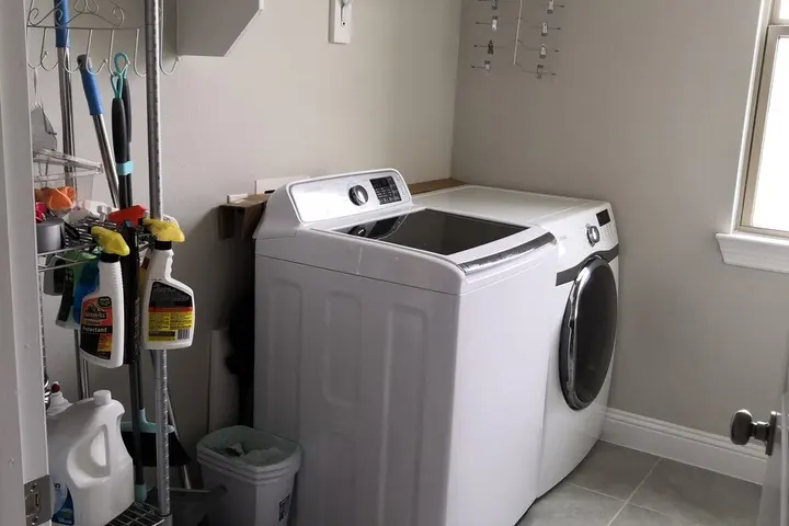 Laundry area with washer and dryer